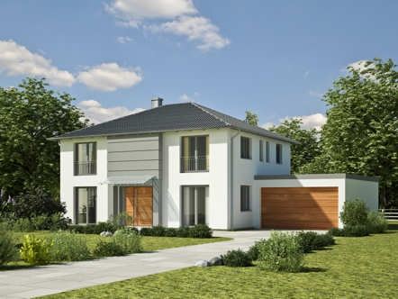 Stadtvilla 204 - diese Stadtvilla mit über 200 qm Wohnfläche bauen wir schlüsselfertig zum Festpreis ab 472.500 €